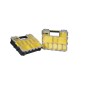Stanley 1-97-518 Cassetta degli attrezzi Scatola per minuteria Plastica Nero, Trasparente, Giallo (1-97-518)
