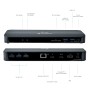 i-tec Metal Thunderbolt 3 Dual 4K Docking Station + Power Delivery 65W (TB3HDMIDOCKIT)