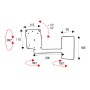 ITB OM07014 supporto da tavolo per Tv a schermo piatto 76,2 cm (30") Nero (OM07014)