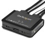 StarTech.com Switch DisplayPort KVM 4K a 60 Hz e 2 porte con cavi integrati (SV211DPUA4K)