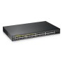 Zyxel GS1900-48HPv2 Gestito L2 Gigabit Ethernet (10/100/1000) Supporto Power over Ethernet (PoE) Nero (GS190048HPV2-EU0101F)