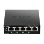 D-Link DGS-1005P switch di rete Non gestito L2 Gigabit Ethernet (10/100/1000) Supporto Power over Ethernet (PoE) Ner (DGS-1005P)