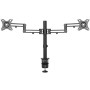 StarTech.com ARMDUAL3 supporto da tavolo per Tv a schermo piatto 81,3 cm (32") Morsa Nero (ARMDUAL3)
