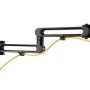 StarTech.com ARMDUAL3 supporto da tavolo per Tv a schermo piatto 81,3 cm (32") Morsa Nero (ARMDUAL3)