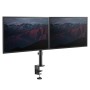 StarTech.com ARMDUAL3 supporto da tavolo per Tv a schermo piatto 81,3 cm (32") Morsa Nero (ARMDUAL3)