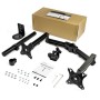 StarTech.com ARMDUAL3 supporto da tavolo per Tv a schermo piatto 81,3 cm (32") Morsa Nero (ARMDUAL3)