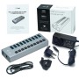 i-tec U3CHARGEHUB10 Caricabatterie per dispositivi mobili Grigio Interno (U3CHARGEHUB10)