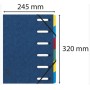Exacompta 55062E cartella Cartone Blu A4 (55062E)