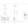 Multibrackets 5484 Supporto per display espositivi 160 cm (63") Nero (MB5484)
