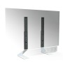 Erard FIT-UP XL Supporto TV a parete 165,1 cm (65") Nero, Argento (ER035310)