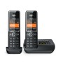 Gigaset COMFORT 550A duo Telefono analogico/DECT Identificatore di chiamata Nero (L36852H3021K104)