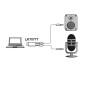 SCHEDA AUDIO USB 2.0 BK PER WINDOWS 10/8/7/VISTA/XP (LK70777) (MGLK70777G)