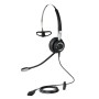 Jabra Biz 2400 II QD Mono NC 3-in-1 Wideband Auricolare Cablato Passanuca, A clip, A Padiglione Ufficio Nero, Arg (2486-820-209)