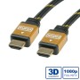 ROLINE 11.04.5510 cavo HDMI 20 m HDMI tipo A (Standard) Nero, Oro (RO11.04.5510)