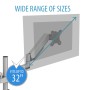 V7 Doppia staffa monitor con regolazione a sfioramento (DM1DTA-1E)