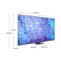 TV 98 POLL 4K SERIE Q80 QLED 23 (QE98Q80CATXZT)