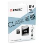 Emtec Micro SDHC ECMSDM64GXC10CG 64 GB MicroSDHC Classe 10 (ECMSDM64GXC10CG)