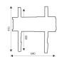 ITB OM06144 Supporto TV a parete 165,1 cm (65") Nero (AMOM06144) (OM-SLIM600)