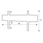 ITB WALL BRACKET MAX 800X400 COLOR BLACK (AMOM06139) (OM-SLIM800)