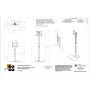 ITB CHPF1UB supporto da tavolo per Tv a schermo piatto 190,5 cm (75") Nero (AMCHPF1UB)