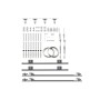 Multibrackets 6959 Supporto per display espositivi 165,1 cm (65") Nero (MB6959)