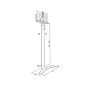 Erard STANDiT PRO 2,29 m (90") Nero, Bianco (ER044661)