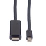 VALUE 11.99.5797 cavo e adattatore video 3 m Mini DisplayPort Nero