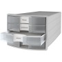 HAN IMPULS A4/C4 Plastica, Polistirolo Grigio, Traslucido (1012-63)