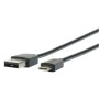 Mobilis 001278 cavo USB 1 m USB A USB C/Lightning Nero (001278)