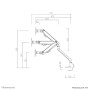 Neomounts by Newstar Supporto da scrivania per monitor (FPMA-D750DBLACK2)