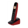Panasonic KX-TGB610JTR telefono Telefono analogico/DECT Identificatore di chiamata Nero, Rosso (KX-TGB610JTR)