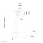 Neomounts by Newstar Supporto da scrivania per monitor (FPMA-D890BLACK)