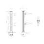 Multibrackets 0556 supporto da tavolo per Tv a schermo piatto 127 cm (50") Morsa/Bullone di ancoraggio Nero (MB0556)