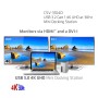 CLUB3D The Club 3D CSV-3104D USB 3.2 Gen 1 4K UHD at 30Hz Mini Docking Station Ultra slim design (CSV-3104D)