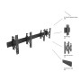 Multibrackets 4122 Supporto per display espositivi 165,1 cm (65") Nero (MB4122)