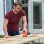 Black & Decker BEW210 Levigatrice orbitale 14000 Giri/min Nero, Arancione (BEW210-QS)