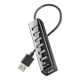NGS HUB USB 2.0 7 PORTE CON ADATTATORE DI ALIMENTAZIONE (IHUB7TINY)
