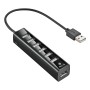 NGS HUB USB 2.0 7 PORTE CON ADATTATORE DI ALIMENTAZIONE (IHUB7TINY)
