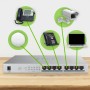 Zyxel GS1008HP Non gestito Gigabit Ethernet (10/100/1000) Supporto Power over Ethernet (PoE) Grigio (GS1008HP-EU0101F)