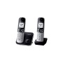 Panasonic KX-TG6852JTB telefono Telefono DECT Identificatore di chiamata Nero, Grigio (KX-TG6852JTB)