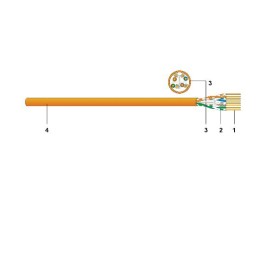CAVO U/UTP CAT.6 CCA ARANCIO 305M (19463100CP)