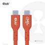 CLUB 3D USB2 TYPE-C Bi-DIRECTIONAL USB-IF CERTIFIED CABLE DATA 480Mb, PD 240W(48V/5A) EPR M/M 3m / 9 (CAC-1513)