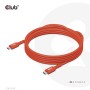 CLUB 3D USB2 TYPE-C Bi-DIRECTIONAL USB-IF CERTIFIED CABLE DATA 480Mb, PD 240W(48V/5A) EPR M/M 3m / 9 (CAC-1513)