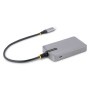 StarTech.com Hub USB-C con Etherenet a 3 porte - 3x porte USB-A, Gigabit Ethernet RJ45, USB 3.0 5Gbps, aliment (5G3AGBB-USB-CST)