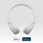 Sony Cuffie Bluetooth wireless WH-CH520 - Durata della batteria fino a 50 ore con ricarica rapida, stile on-ear - (WHCH520W.CE7)