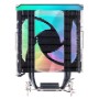 ITEK DISSIPATORE AD ARIA ICY-4HLA - SKT UNIVERSALE, 180W TDP, 4 HP, VENTOLA 12CM, FULL BLACK, ARGB (ITACI4HLA)