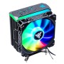 ITEK DISSIPATORE AD ARIA ICY-4HLA - SKT UNIVERSALE, 180W TDP, 4 HP, VENTOLA 12CM, FULL BLACK, ARGB (ITACI4HLA)