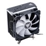 ITEK DISSIPATORE AD ARIA ICY-4HLA - SKT UNIVERSALE, 180W TDP, 4 HP, VENTOLA 12CM, FULL BLACK, ARGB (ITACI4HLA)