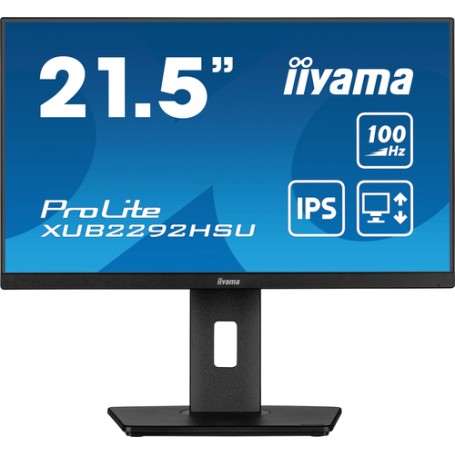 iiyama ProLite XUB2292HSU-B6 Monitor PC 55,9 cm (22") 1920 x 1080 Pixel Full HD LED Nero
