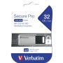 Verbatim Secure Pro - Memoria USB 3.0 da 32 GB - Argento (98665)